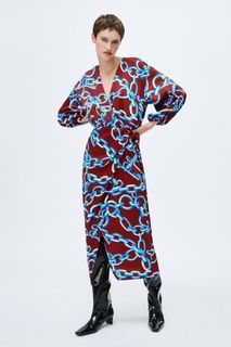 Zara Chain Printed Dress