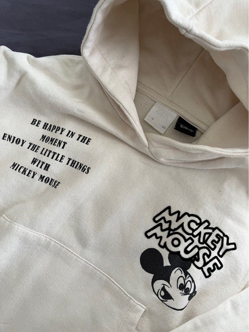 Mickey mouse hoodie zara on sale