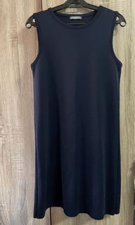 Zara Navy Blue Shift Dress