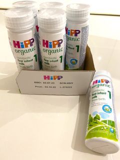 100% New HiPP Stage 1 Organic Ready-To-Feed  Milk 200ml
