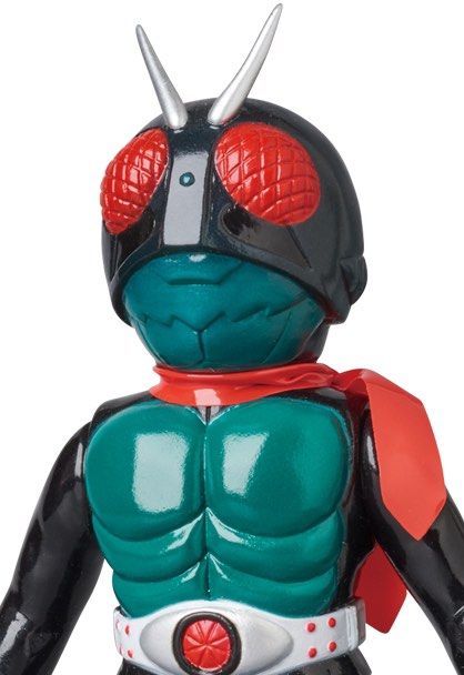 仮面ライダー1号（桜島Ver.）仮面超人medicom toy sofubi Kamen Rider