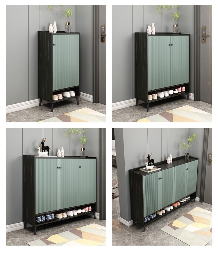 (3 Colors) Fluted Design Shoe Furniture & Home Living