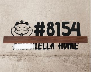 3D Customized Acrylic Wooden Sign/Signage/Door Unit Number/Door Sign