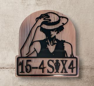 3D Luffy Acrylic Signage / Unit Number/ Door Sign / One Piece