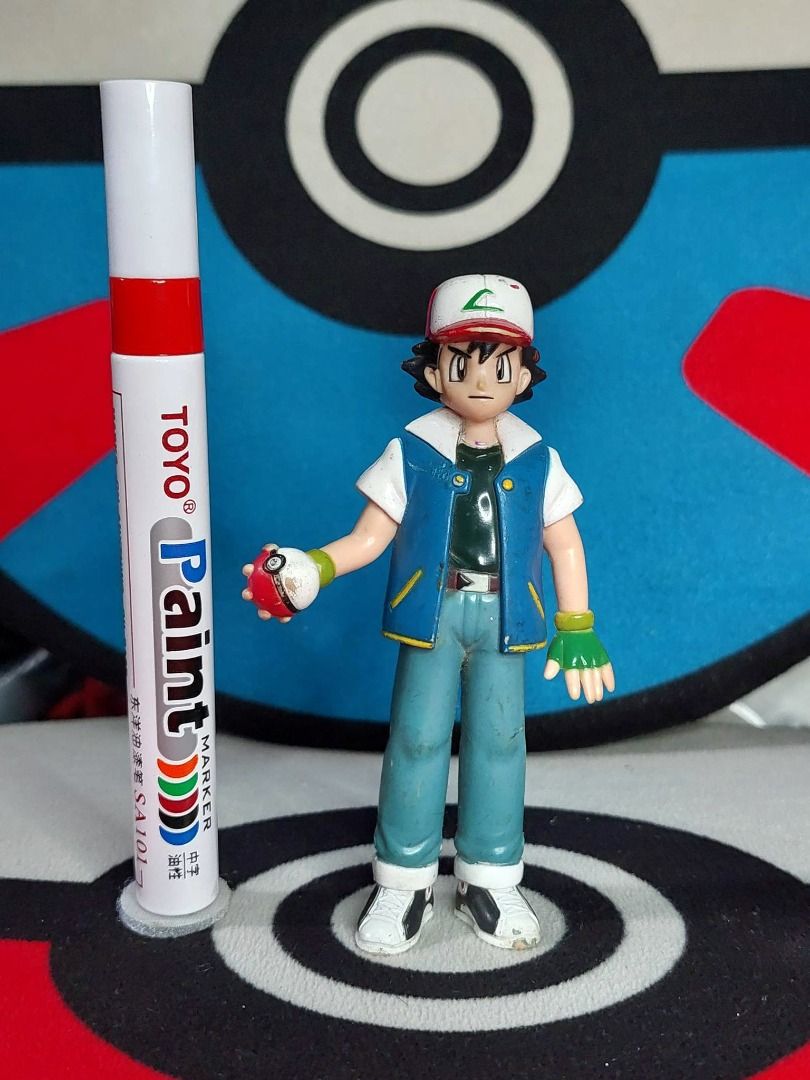 4.5-Inch Vintage 1998 Ash Ketchum Pokemon Action Figure (Auldey