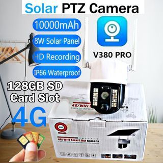 4g CCTV Solar 3MP 128gb Outdoor Camera
