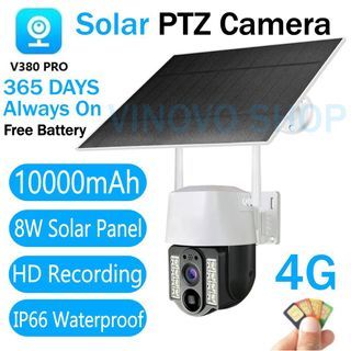 4g Outdoor CCTV Solar 3MP 128gb Outdoor Camera