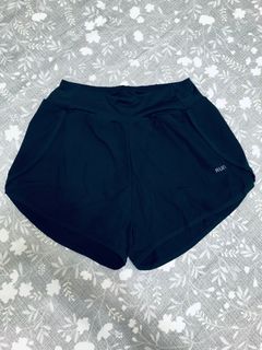 黑色假兩件跑步短褲