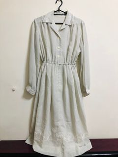 古著 白色洋裝