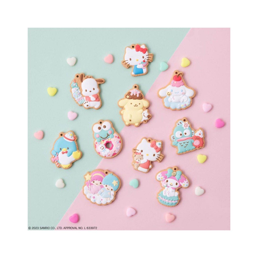 現貨 日本 三麗鷗 Sanrio BANDAI 三麗鷗角色COOKIE 餅乾吊飾 布丁狗 帕恰狗 雙子星 大耳狗, 書籍、休閒與玩具, 玩具 ...