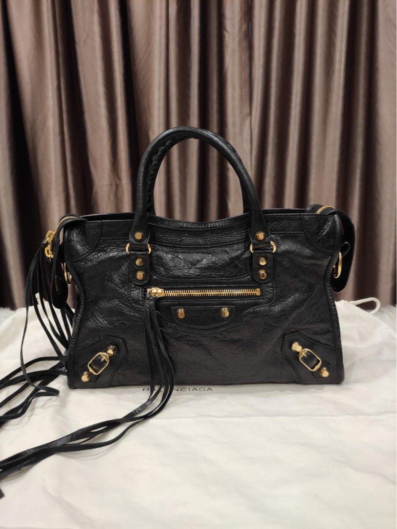 Neo Classic Small Leather Tote in Black  Balenciaga  Mytheresa