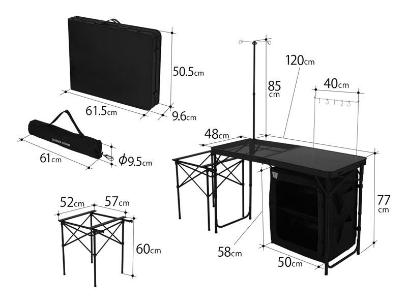 DOD COOKING KING クッキングキング TB5-723-BK-