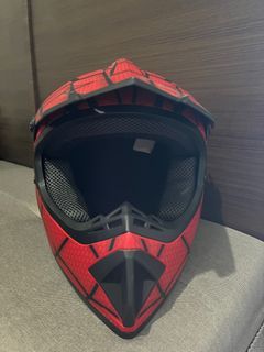🇯🇵 Senhill Spiderman Motocross High Quality Helmet for Kids Size 55-56 S