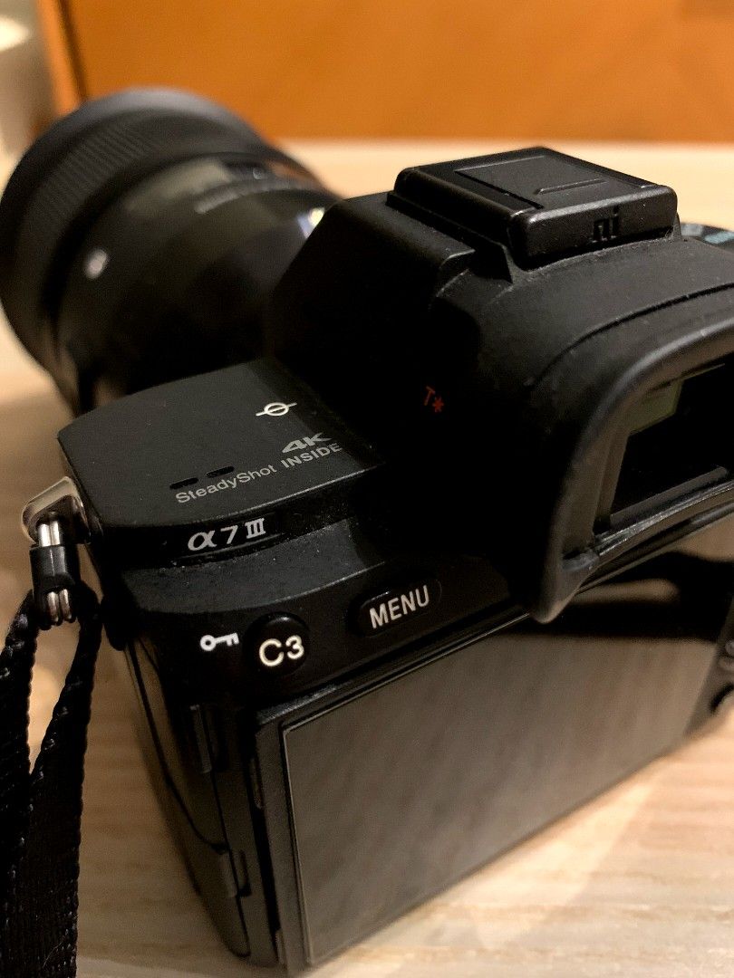 SONY A7III used. Condition 95/100, Photography, Cameras on Carousell