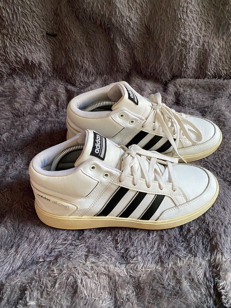 Adidas All Court White, Fesyen Pria, Sepatu , Sneakers di Carousell