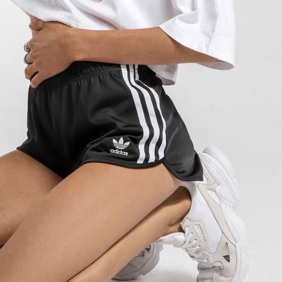 Adidas Short Pants, Fesyen Wanita, Pakaian Wanita, Bawahan di Carousell