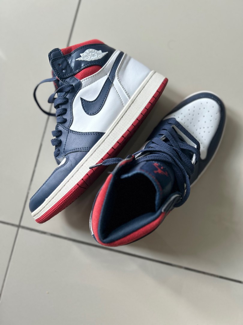 Air Jordan 1 mid Olympic USA 42.5 Men s Fashion Footwear