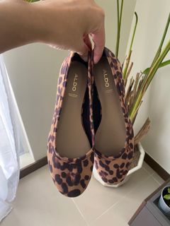 Aldo leopard doll shoes