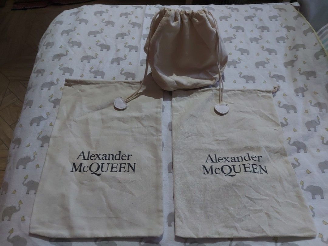Alexander mcqueen dust bag for sale store