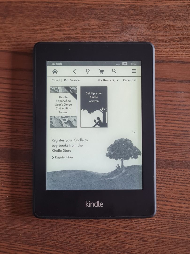 ほぼ未使用　Kindle Paperwhite Wi-Fi DP75SDI Amazon Kindle Paperwhite,WIFI, 4GB (7th Gen/DP75SDI) ebook reader