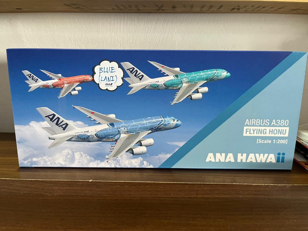 ANA Airbus A380 Flying Honu (1:200), Hobbies & Toys, Toys & Games 