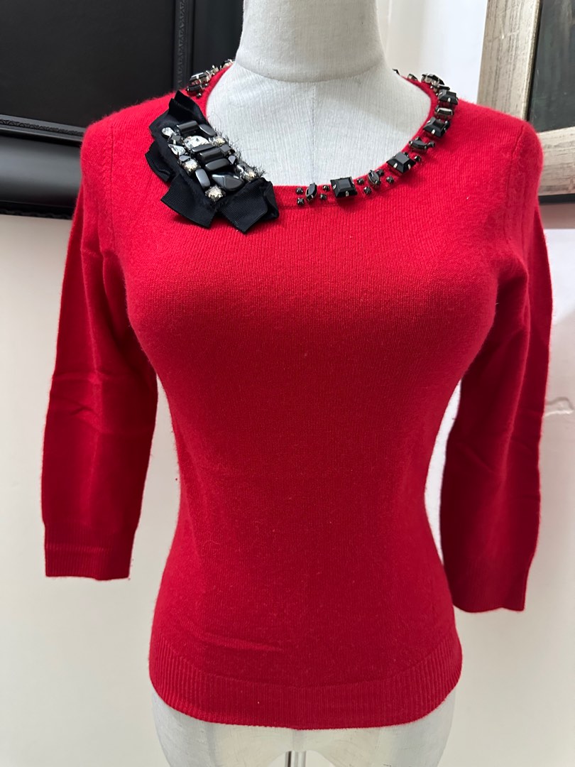 Anne Klein cashmere sweater Carousell