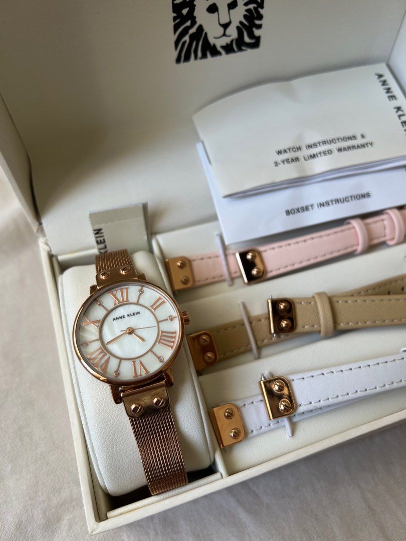 Anne klein interchangeable watch set hotsell