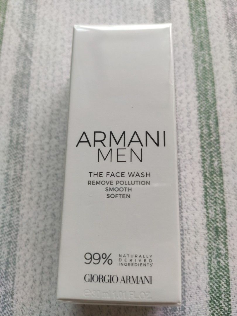 Armani Men The Face Wash 30ml, Beauty & Personal Care, Face, Face Care on  Carousell