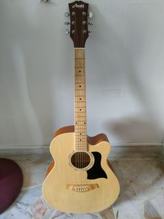 Asahi acoustic guitar