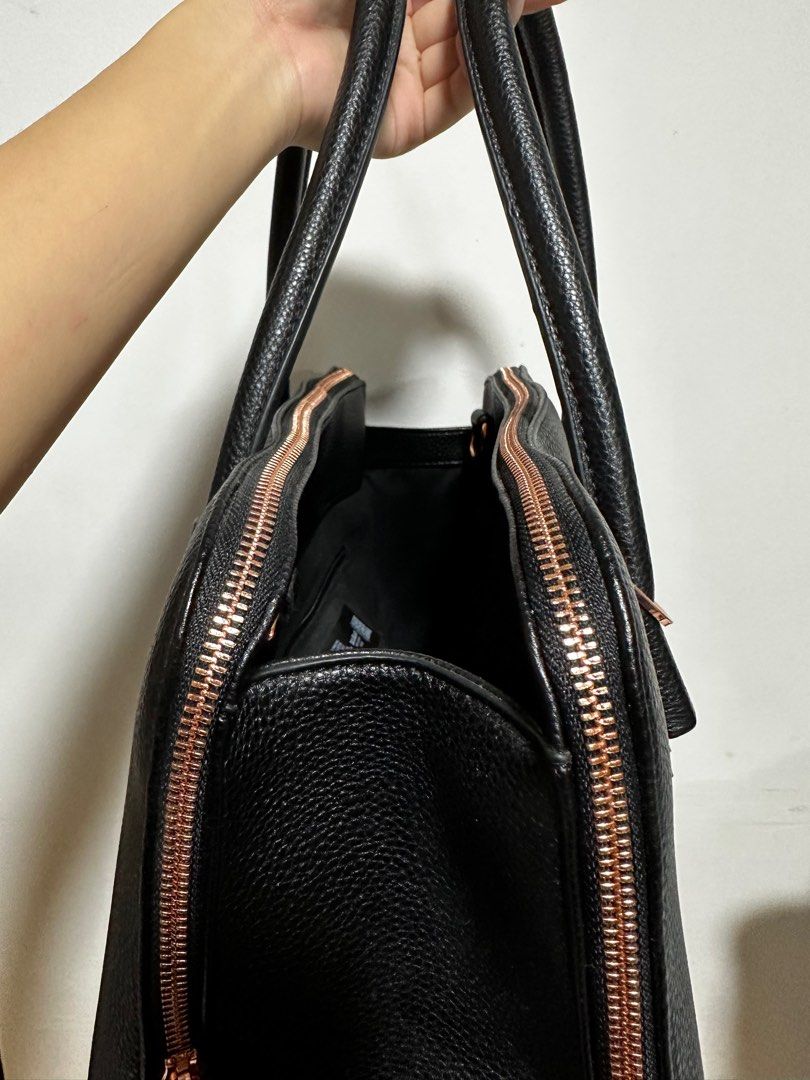 Rose gold bag asos discount
