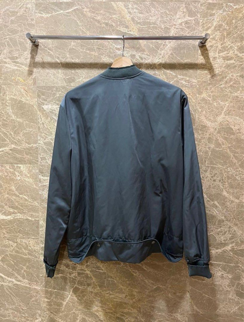 Authentic Cheap Monday Beat Bomber Jacket Leaf Green Men s