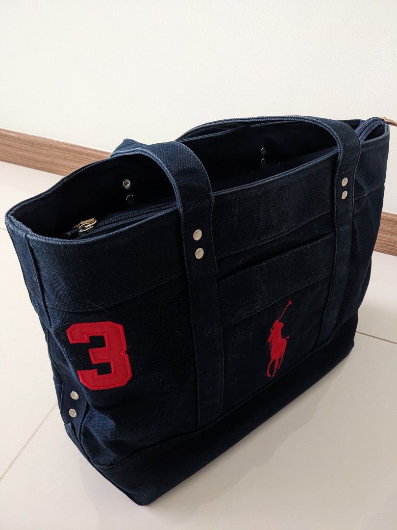 Authentic Ralph Lauren denim bag Women s Fashion Bags Wallets