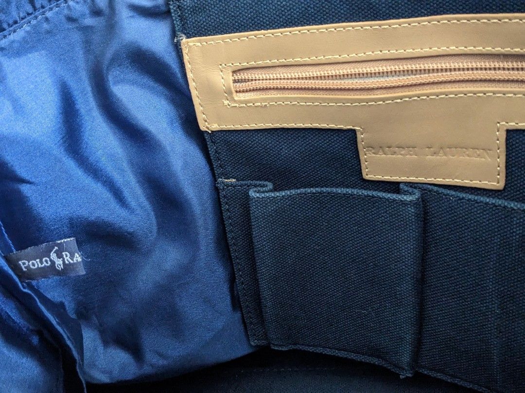 Authentic Ralph Lauren denim bag Women s Fashion Bags Wallets