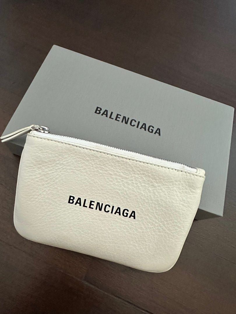 White balenciaga clearance wallet