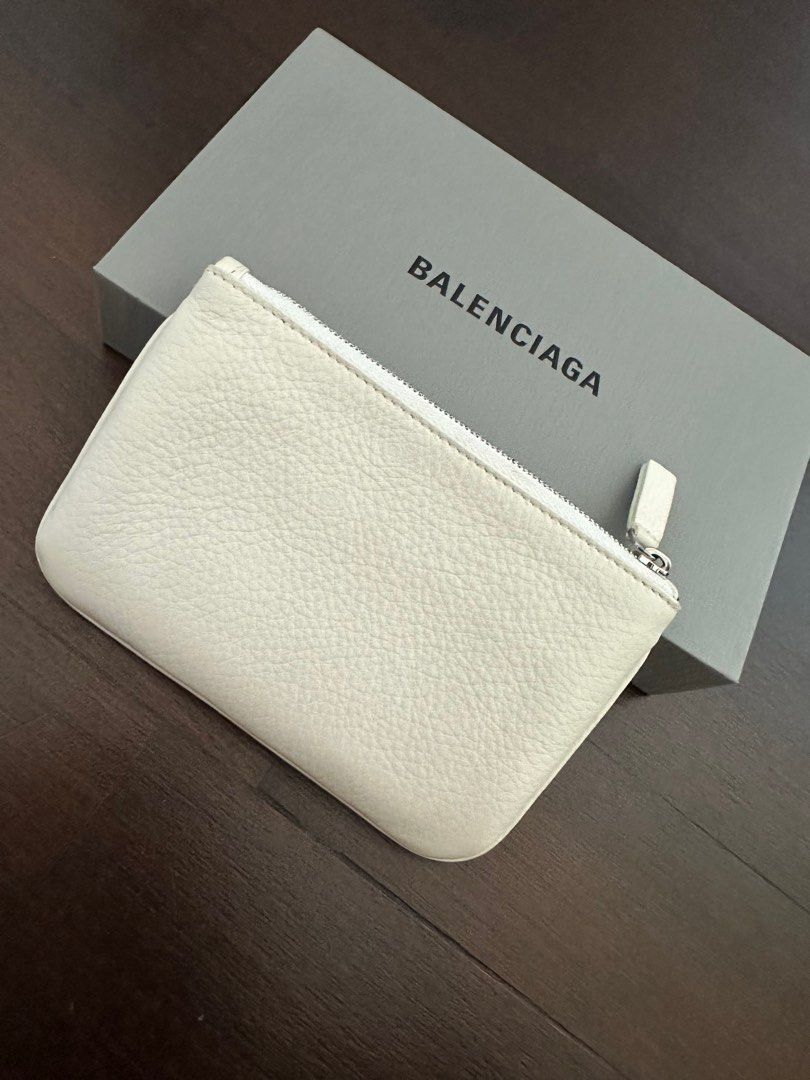 White balenciaga wallet outlet