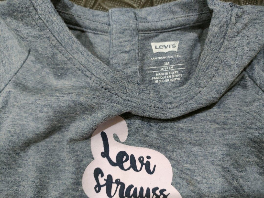 Baby Girls Ice Cream Graphic T Shirt by Levi s in Gray