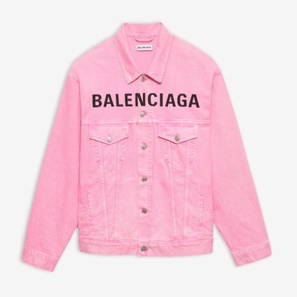 Balenciaga windbreaker mens pink best sale
