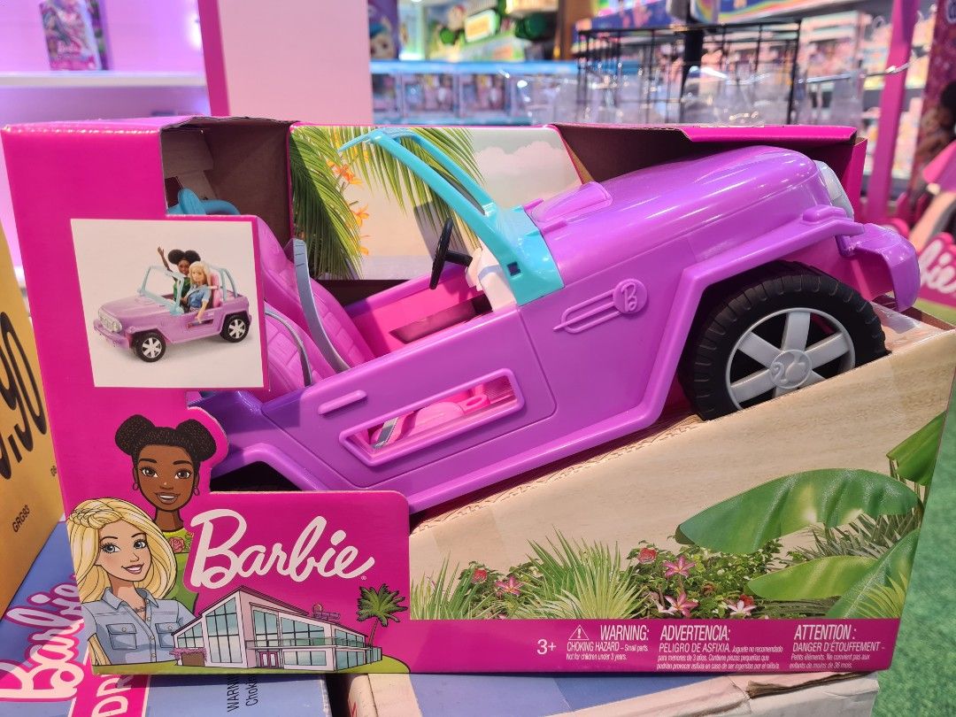 Barbie jeep, Hobbies & Toys, Toys & Games on Carousell