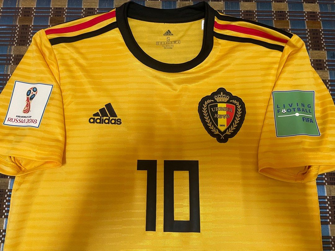 BELGIUM away kit 2018 E.HAZARD10 Original jersey
