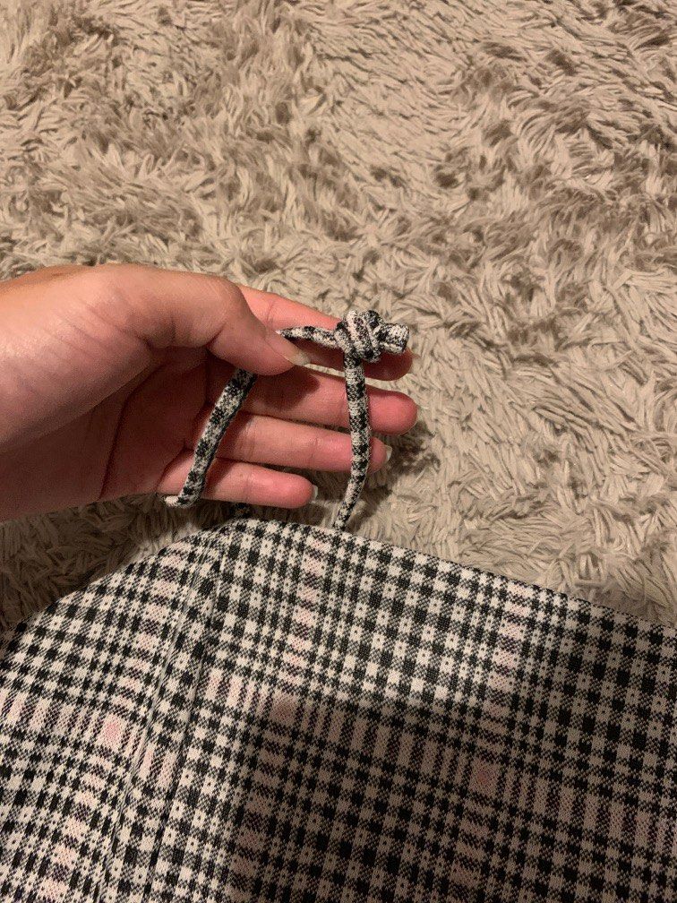Bershka Gingham Dress