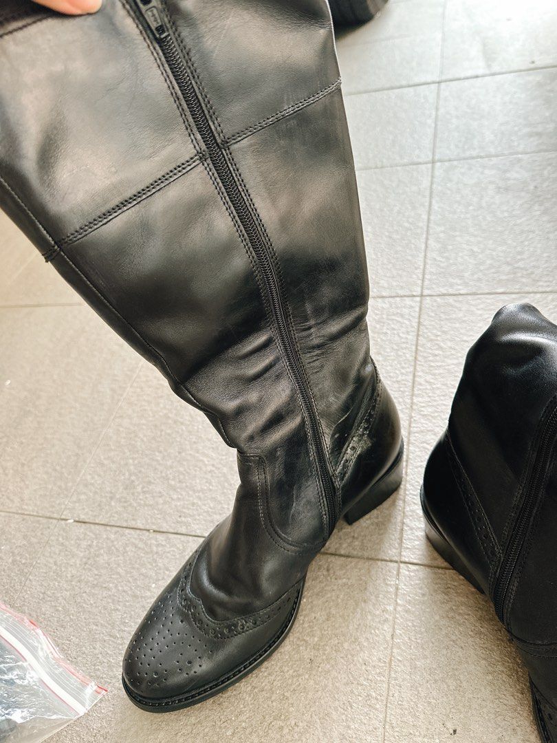 Cheap real leather boots sale