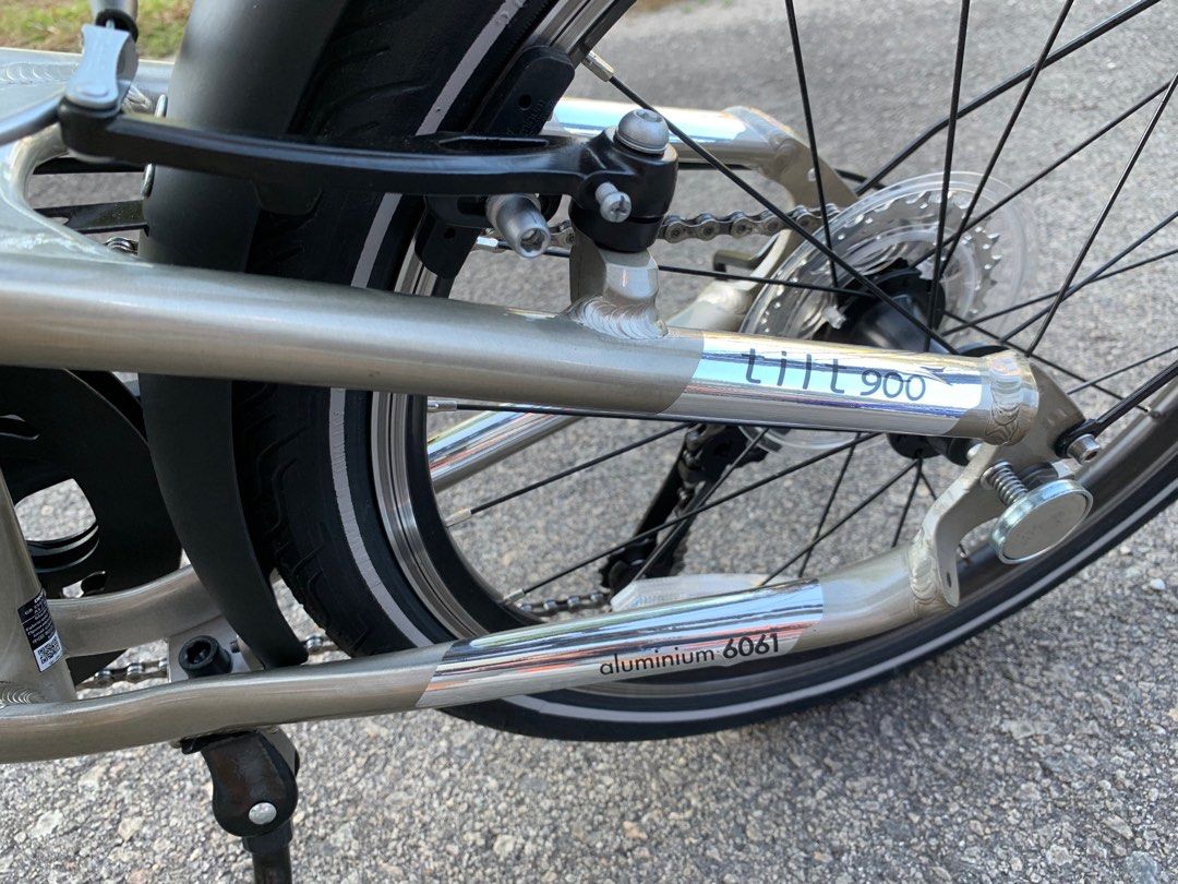 BTwin Decathlon Tilt 900 Foldable bicycle (Raw Lacquer), Sports Equipment, Bicycles & Parts