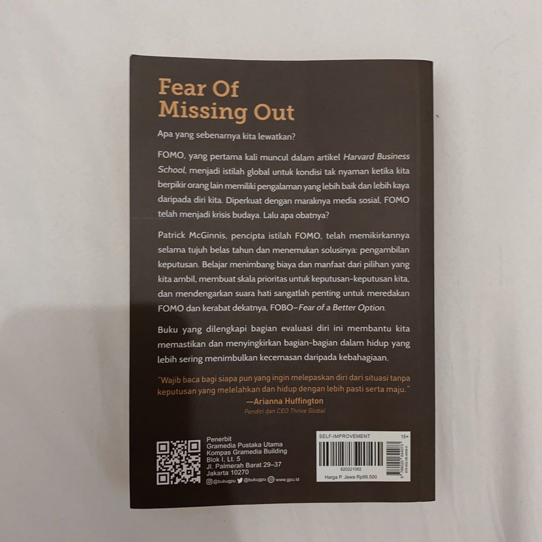 Buku Fear Of Missing Out Patrick J McGinnis Buku Alat Tulis buku-fear-of-missing-out-patrick-j-mcginnis-buku-alat-tulis