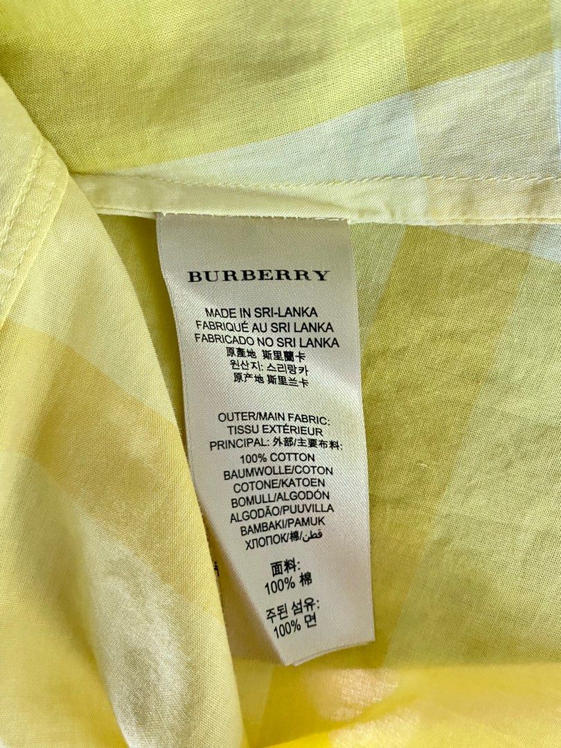 Burberry classic slim fit shirt, Luxury, Apparel on Carousell