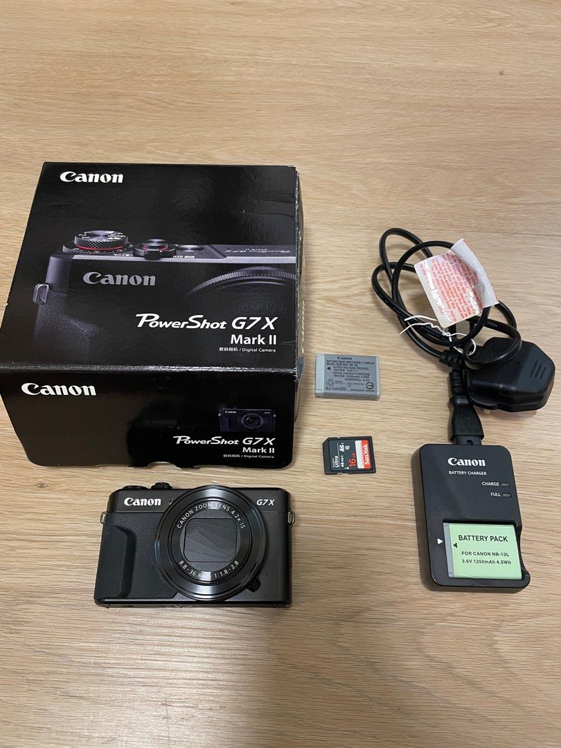 Canon PowerShot G7x II 行貨超新, 攝影器材, 相機- Carousell
