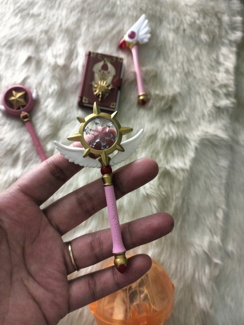 Cardcaptor sakura wand gashapon (Category: Designer & Blind Box Toys) located in Paranaque City. Submitted by nyawnyaww (Listing ID 1222874356, Image 2). Description: selling my extra ccs wand gasha brand new sealed. yung 2nd pic sample only.