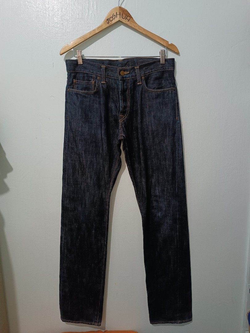 Carhartt selvedge pants, Men's Fashion, Bottoms, Jeans on Carousell