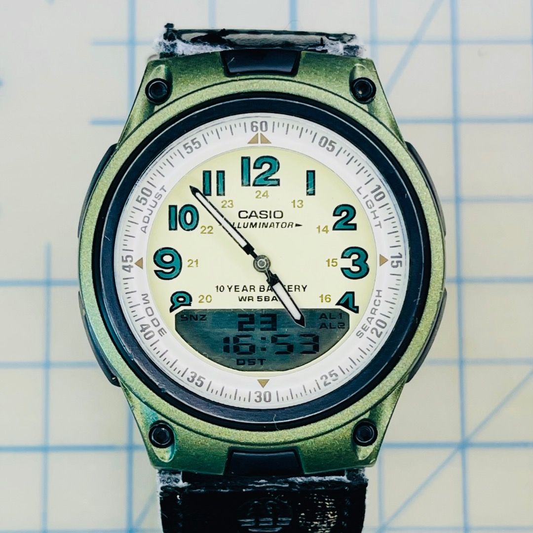 Casio water resist 5 bar illuminator discount