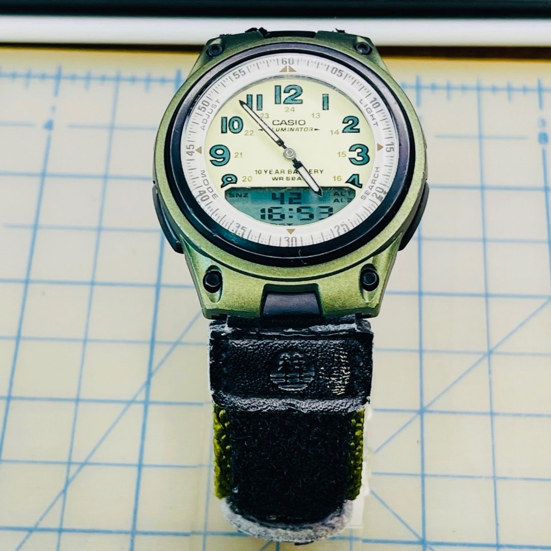 Casio water resistant 5 bar illuminator shop
