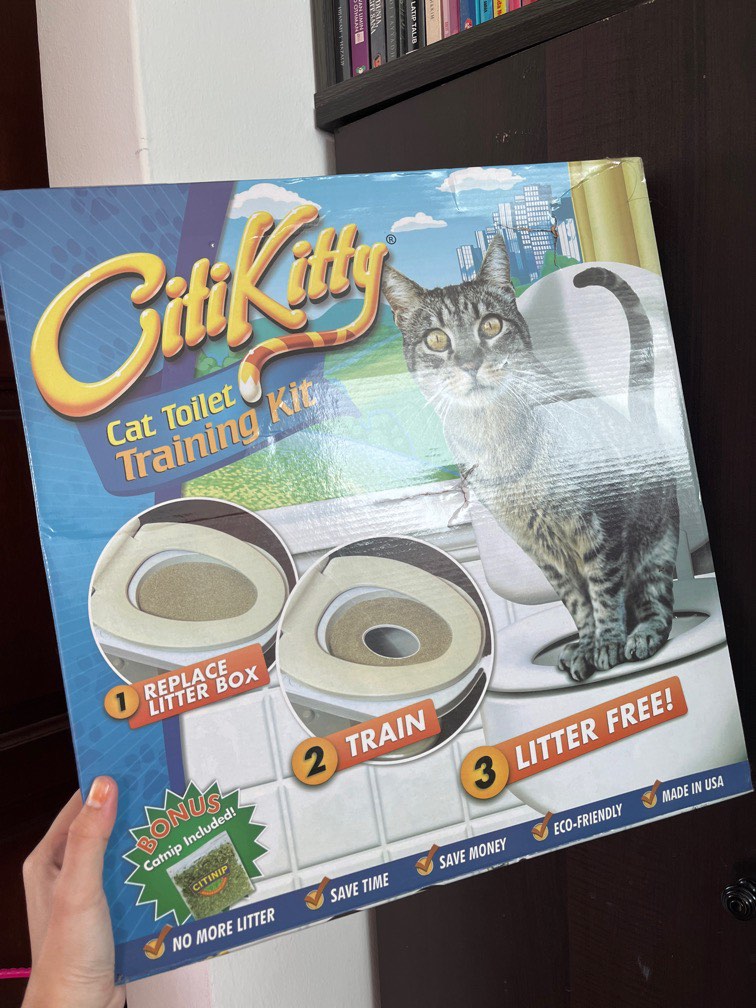 Cat toilet deals training kit